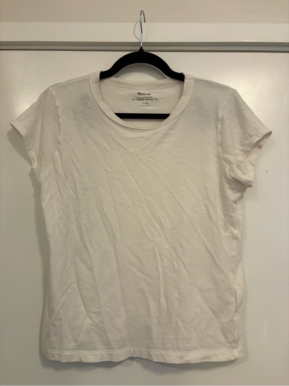 Madewell The Perfect Vintage Tee - Off White